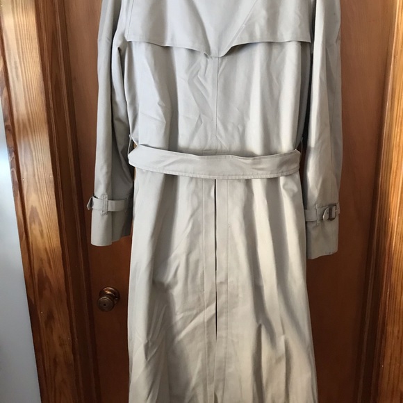 Authentic Vintage BURBERRYS’ trench coat size 10 X-Long with zip out lining - Picture 5 of 12